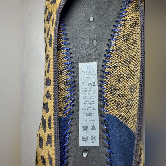 Rothy’s The Flat in Leopard Print - Retired Pattern Size 8 - Picture 11 of 11